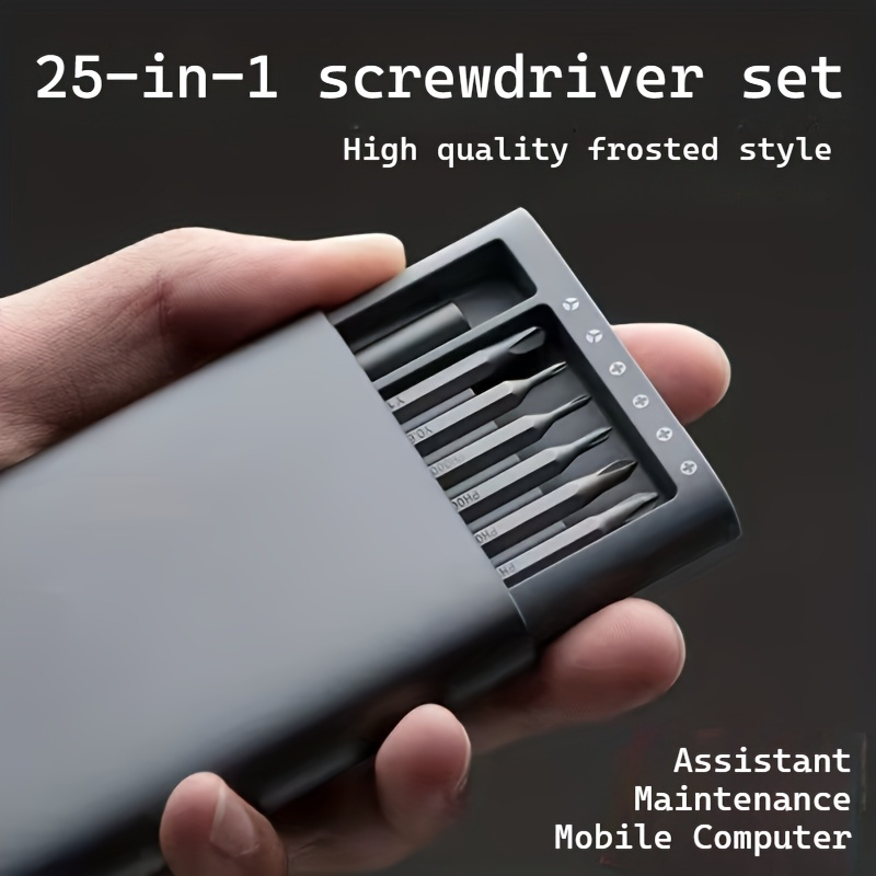 Electronics Repair Glasses - 25-in-1 magnetische precisieschroevendraaierset – platte kop
