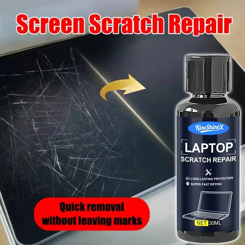 Electronics Repair Glasses - Laptopkrasverwijderingspasta en wervelmarkeringen, gerestaureerd zoals nieuwe