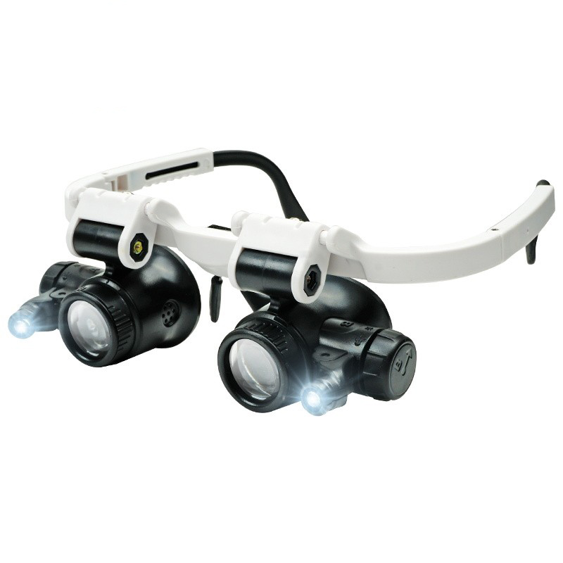 Electronics Repair Glasses - 23-voudig op het hoofd gemonteerd brilreparatievergrootglas