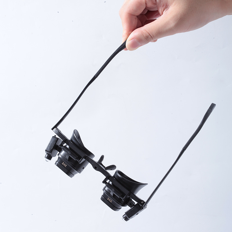 Hoge vergroting 24x op het hoo - Electronics Repair Glasses recensie en prijs