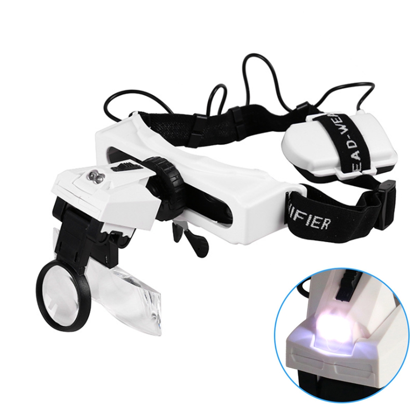 Verlichte hoofdbandvergrootgla - Electronics Repair Glasses recensie en prijs