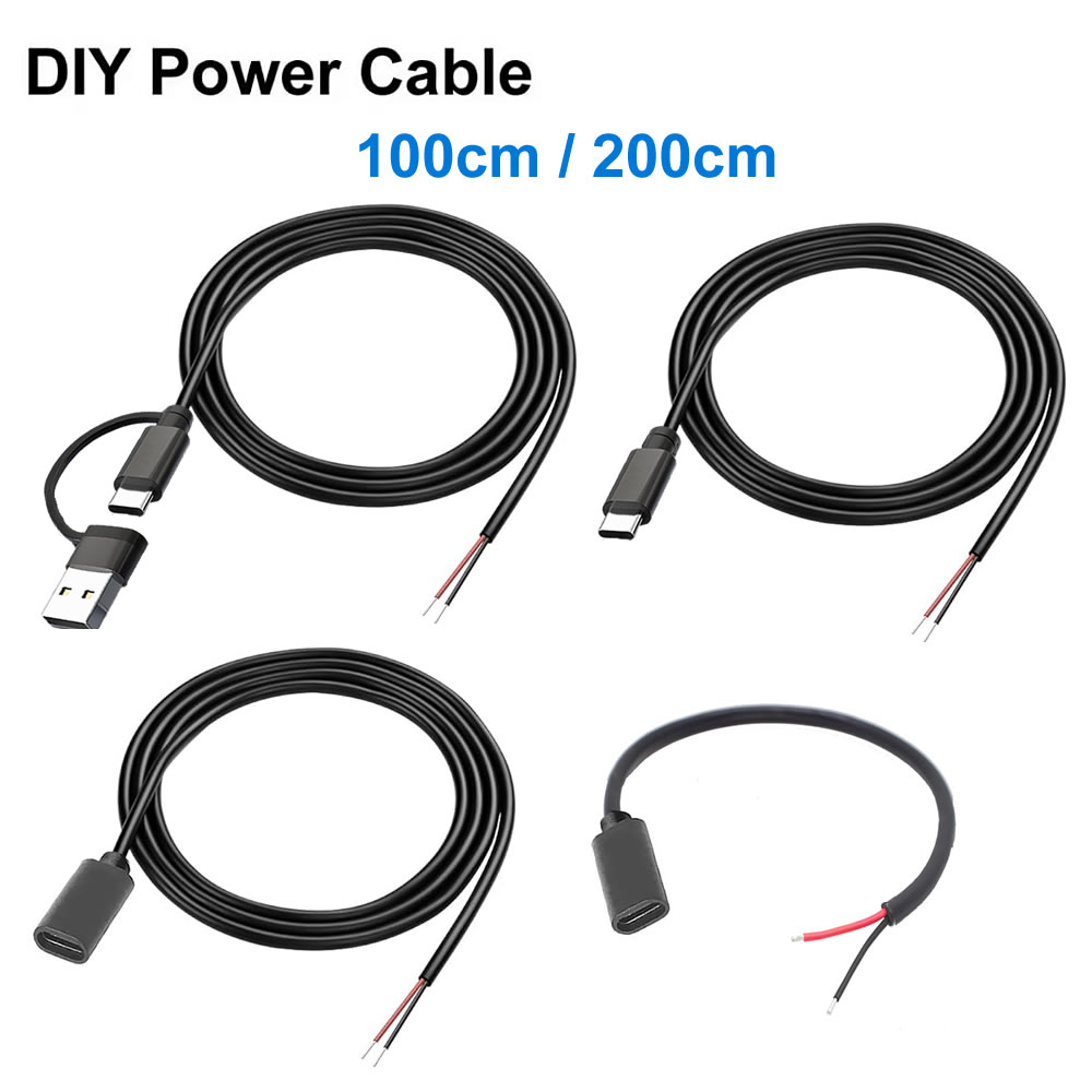 DC 2-pins voedingskabel USB en - Electronics Repair Glasses recensie en prijs
