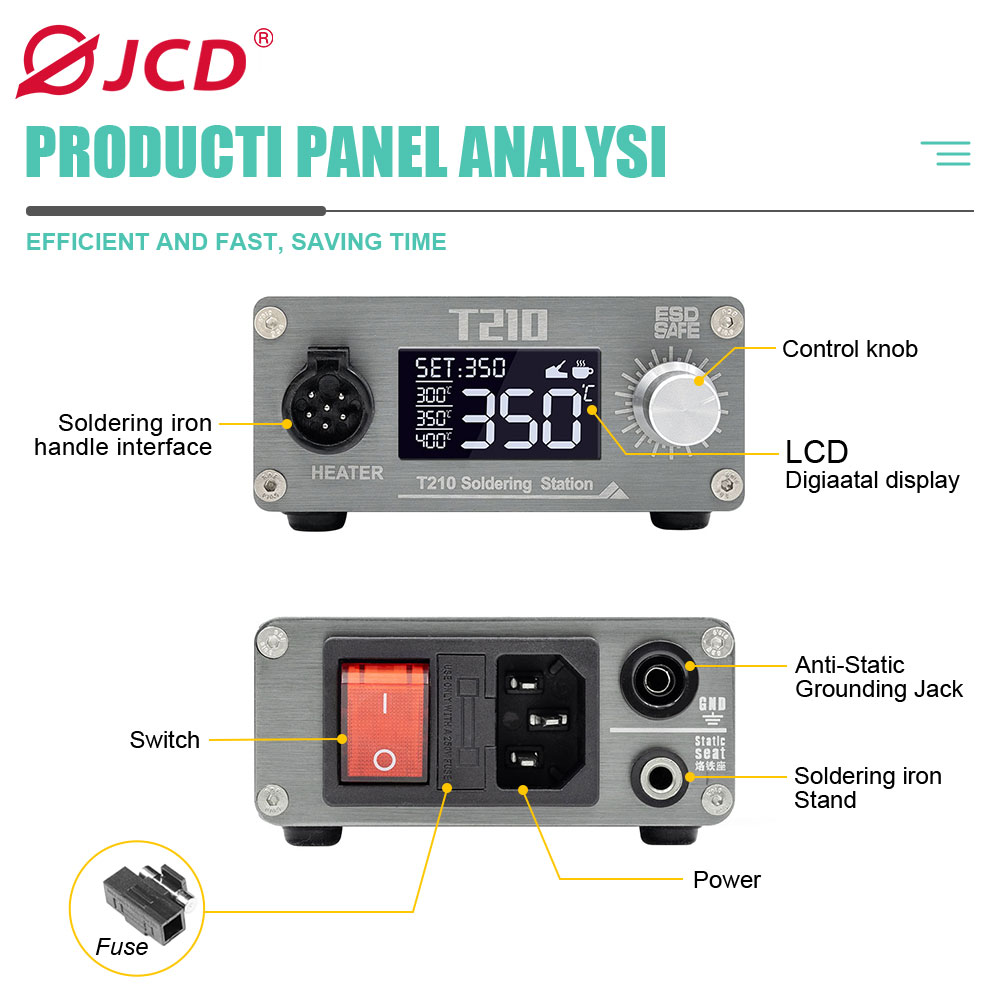 JCD T210 Smart Soldeerstation  - Electronics Repair Tools And Equipment recensie en prijs