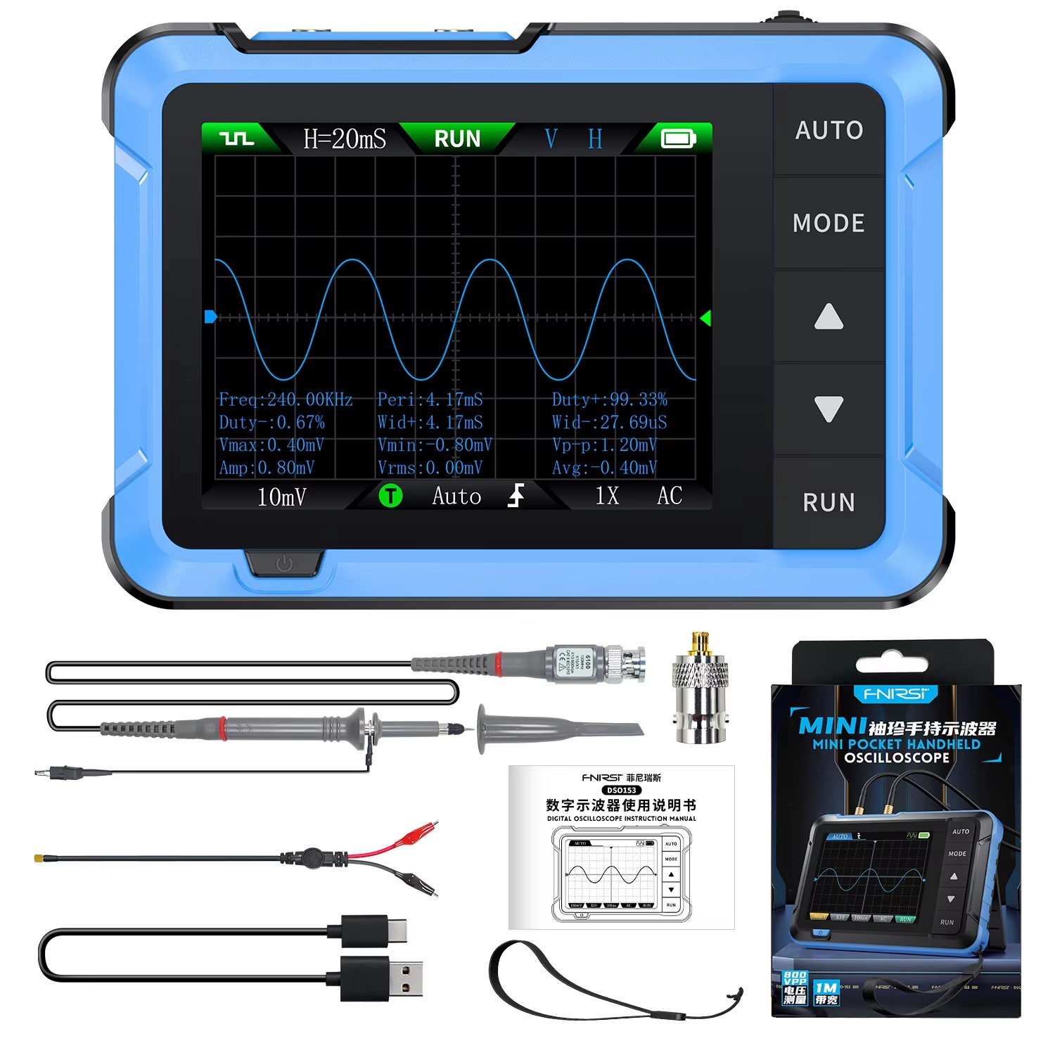 Voor DSO510 Mini Draagbare 2 i - Electronics Repair Tool recensie en prijs